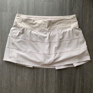 Lululemon Pace Rival Skirt, Gray, Size 6